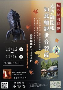 御開帳のチラシ